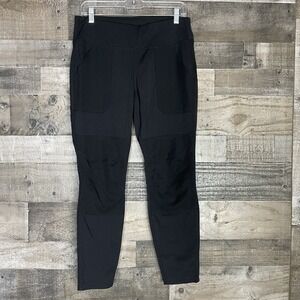 Carhartt Fitted Yoga Leggings Pockets Womens Size M Stretch Comfort Black